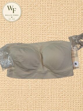 Truekind Convertible Strapless Bandeau Bra Size S Nude Taupe NWT Wireless